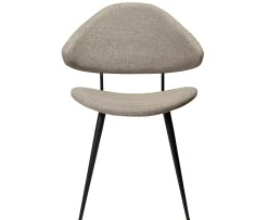 Dan Form Napoleon Matstol Boucle Beige/Svart