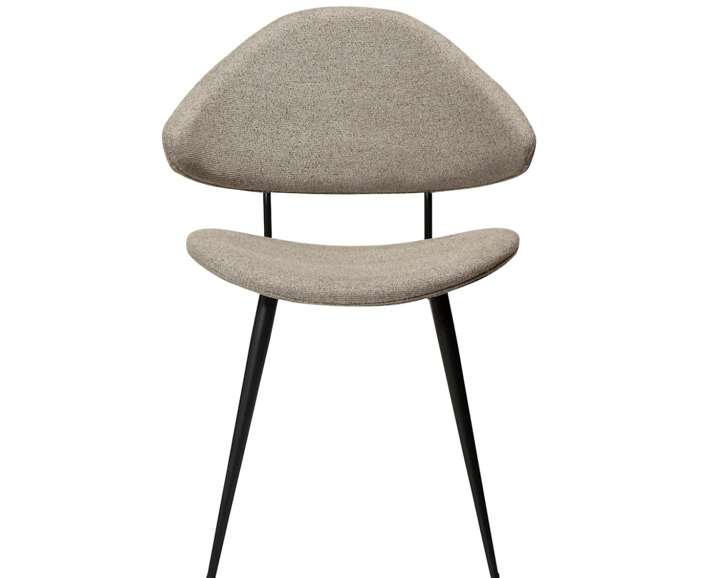 Dan Form Napoleon Matstol Boucle Beige/Svart