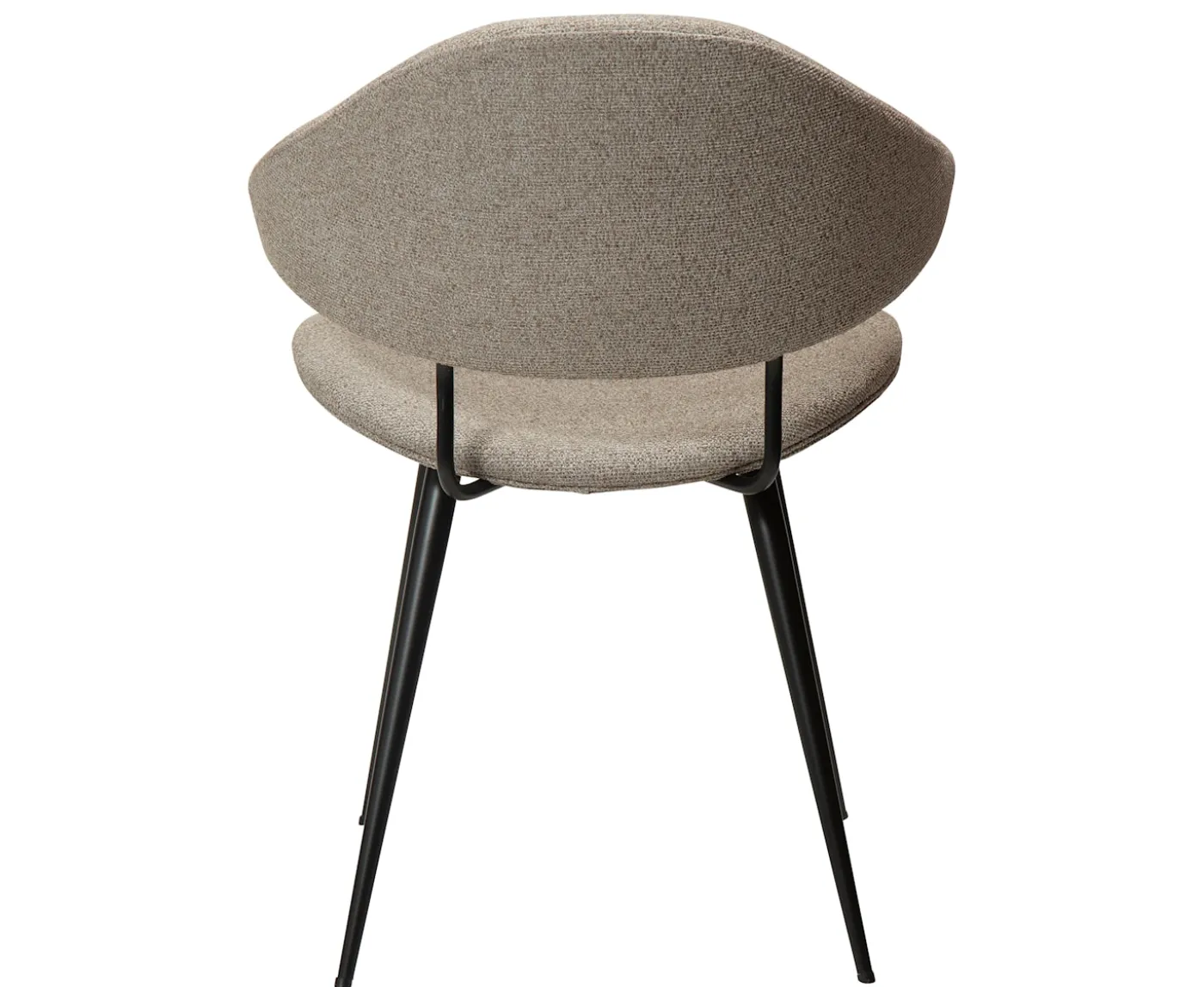 Dan Form Napoleon Matstol Boucle Beige/Svart