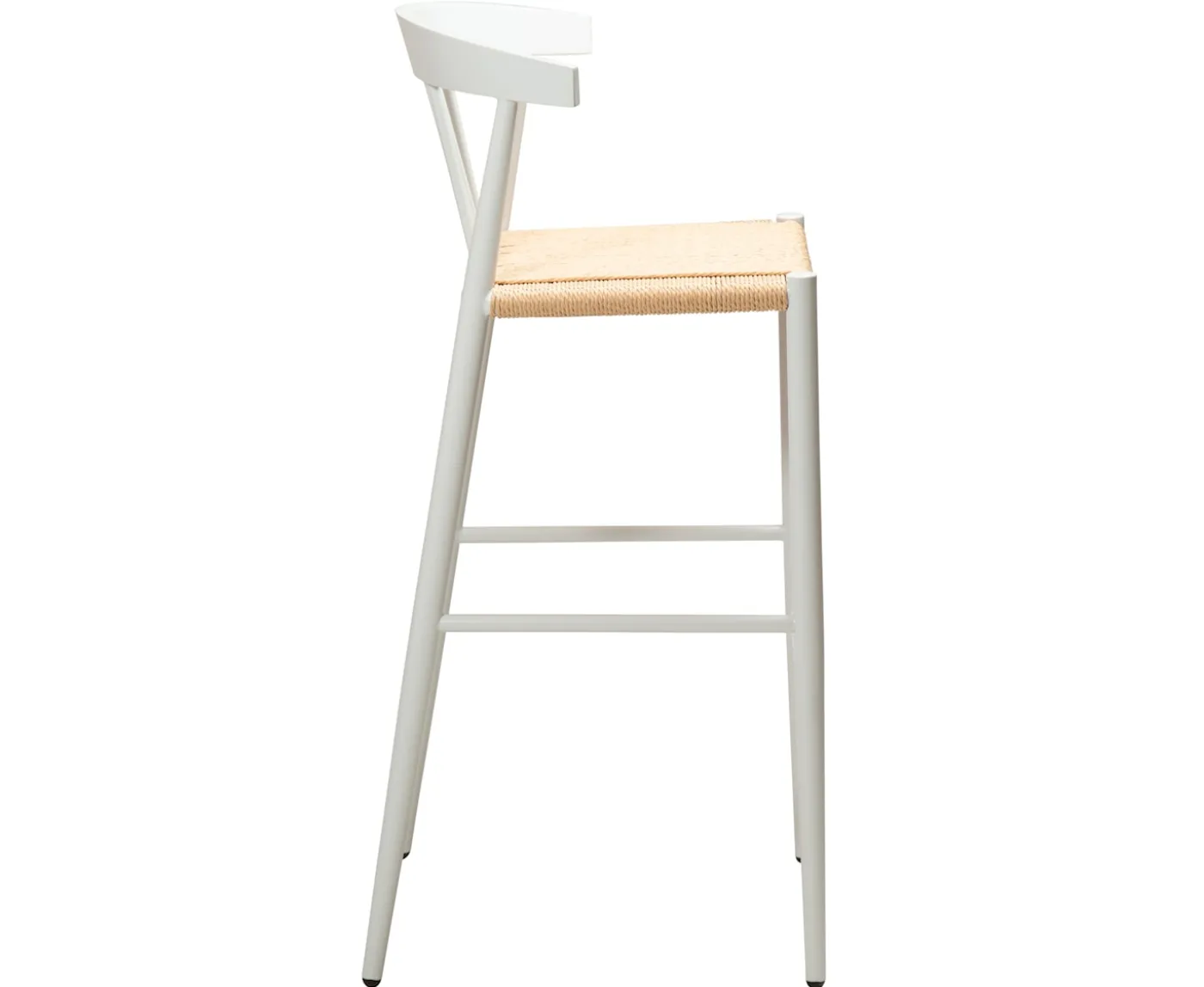 Dan Form Sava Barstol Natur/Vit 67cm