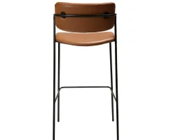 Dan Form Zed Barstol Konstläder Ljusbrun/Svart 67cm
