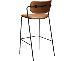 Dan Form Zed Barstol Konstläder Ljusbrun/Svart 67cm