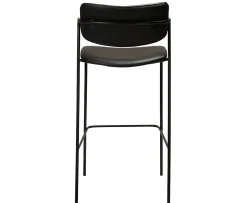Dan Form Zed Barstol Konstläder Svart/Svart 67cm