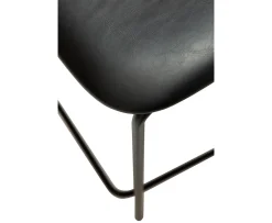 Dan Form Zed Barstol Konstläder Svart/Svart 67cm