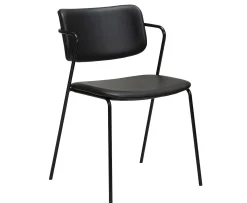 Dan Form Zed Matstol Konstläder Svart