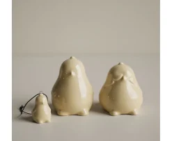 DBKD Chubby Chicken Dekoration Shiny Yellow 2-pack