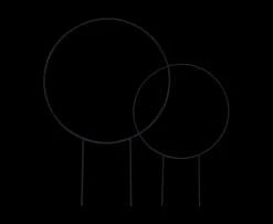 DBKD Garden Stick Circle 2-pack