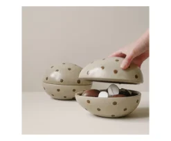 DBKD Nest Påskägg Beige Dot