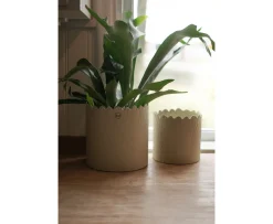 DBKD Flowery Kruka Creme Small