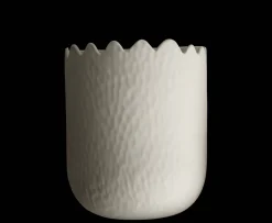DBKD Flowery Väggkruka Creme Large