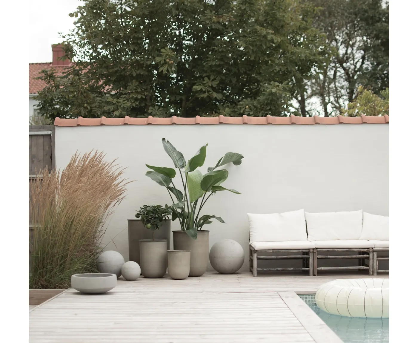 DBKD Garden Bowl Concrete/iron Ø40