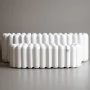 DBKD Mist Oval Kruka White Large