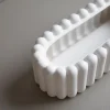 DBKD Mist Oval Kruka White Small