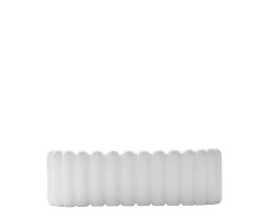 DBKD Mist Oval Kruka White Small