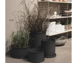 DBKD Plant Bowl Kruka Black 2-pack