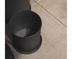 DBKD Plant Pot Kruka Black 2-pack