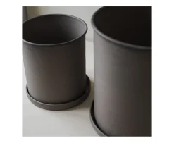 DBKD Plant Pot Kruka Brown 2-pack
