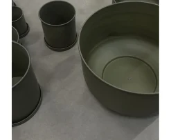 DBKD Plant Pot Utekruka Green Small 2-pack