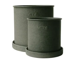 DBKD Plant Pot Utekruka Green Small 2-pack