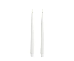 Deluxe Homeart LED Kronljus Shiny Vit 28cm 2-pack