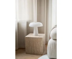 Design For The People Glossy Bordslampa Opalvit