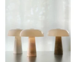 Design For The People Glossy Mini Bordslampa Beige 24cm