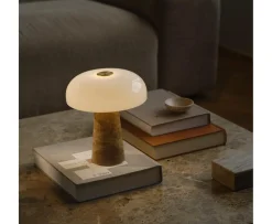 Design For The People Glossy Mini Bordslampa Beige 24cm