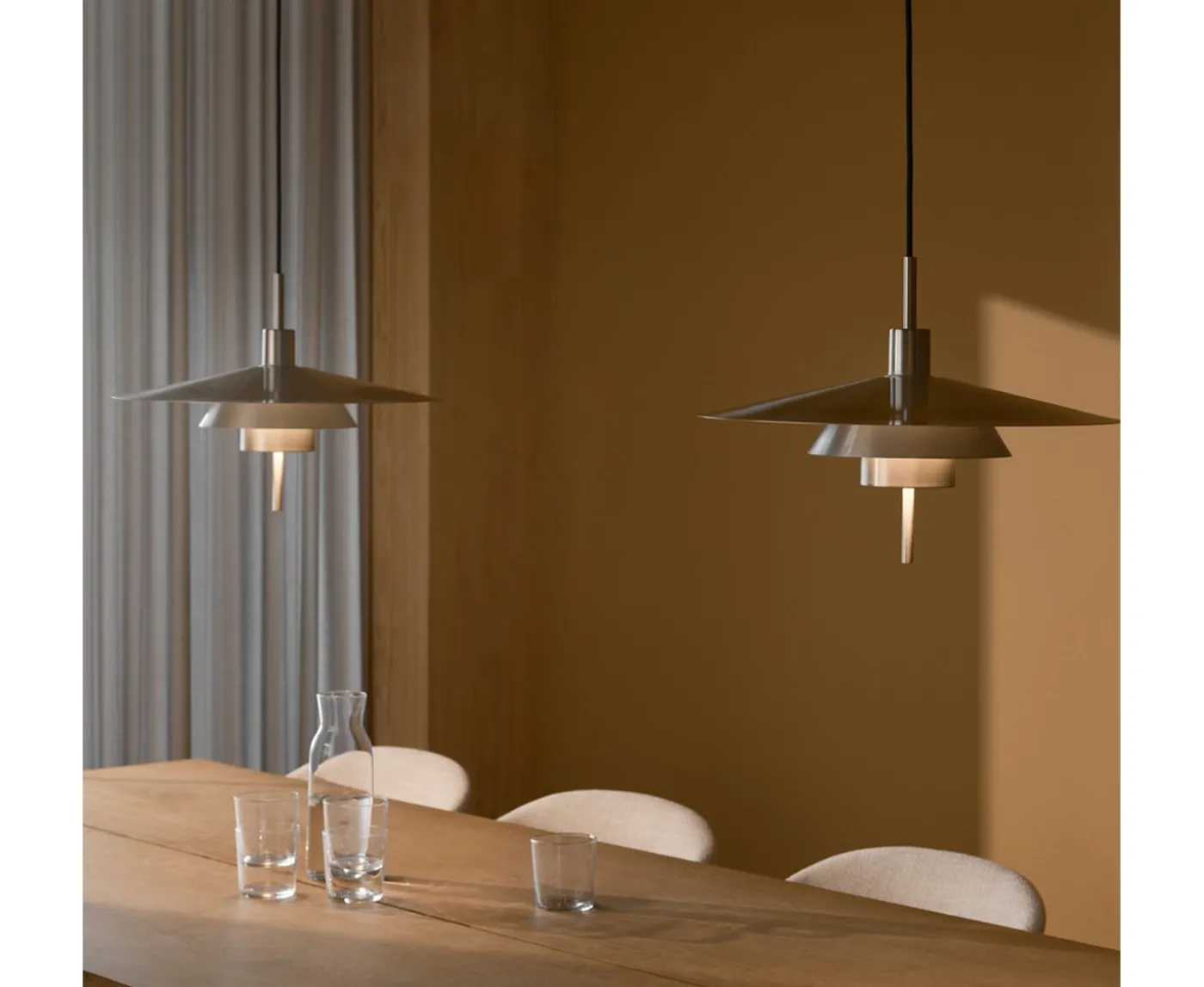 Design For The People Latika Taklampa Borstat Krom Ø45