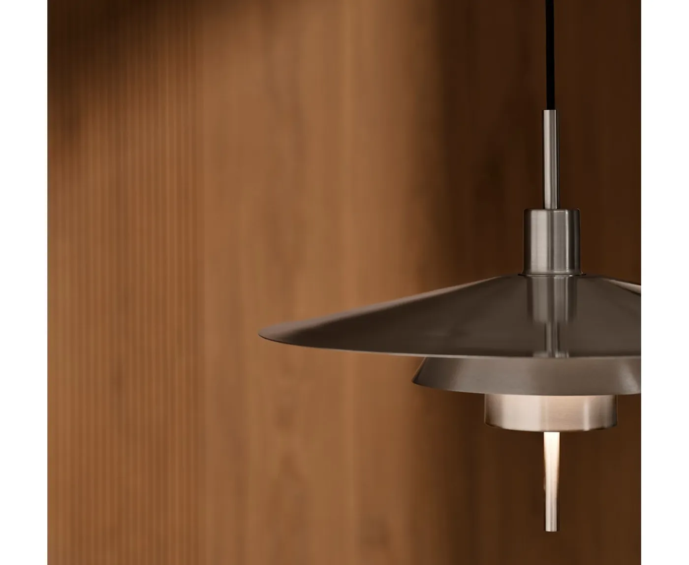 Design For The People Latika Taklampa Borstat Krom Ø45