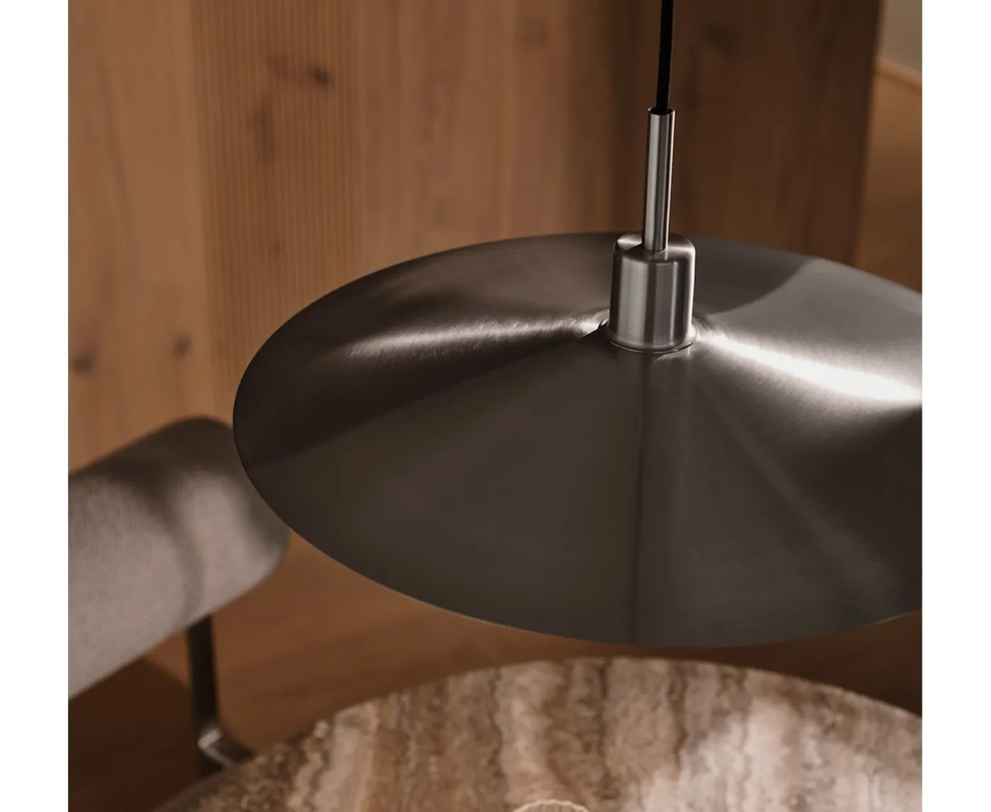 Design For The People Latika Taklampa Borstat Krom Ø45