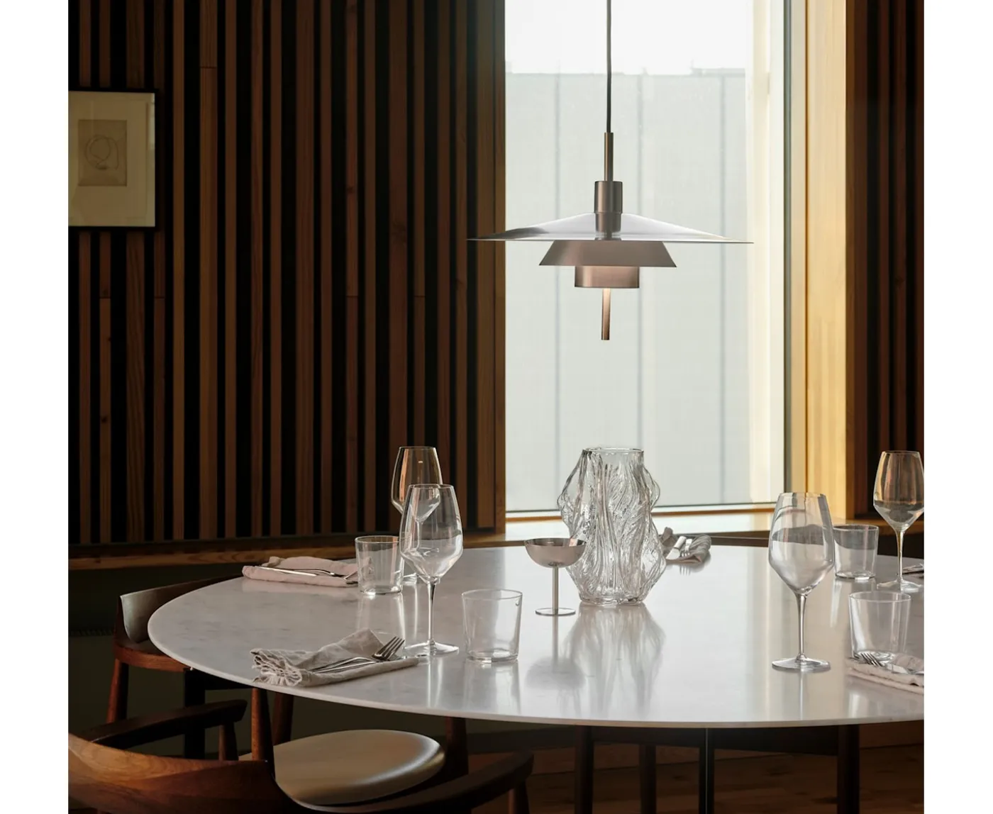 Design For The People Latika Taklampa Borstat Krom Ø45