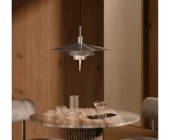 Design For The People Latika Taklampa Borstat Krom Ø45