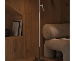 Design For The People Makoto Golvlampa Satin Krom