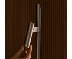Design For The People Makoto Golvlampa Satin Krom