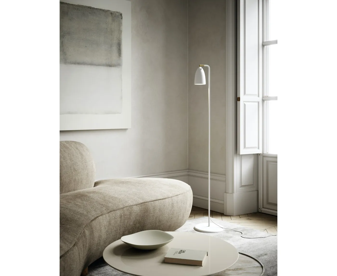 Design For The People Nexus 2 Golvlampa Vit/Telegrå