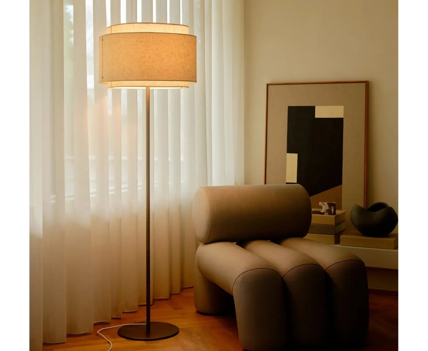Design For The People Takai Golvlampa Beige 150cm
