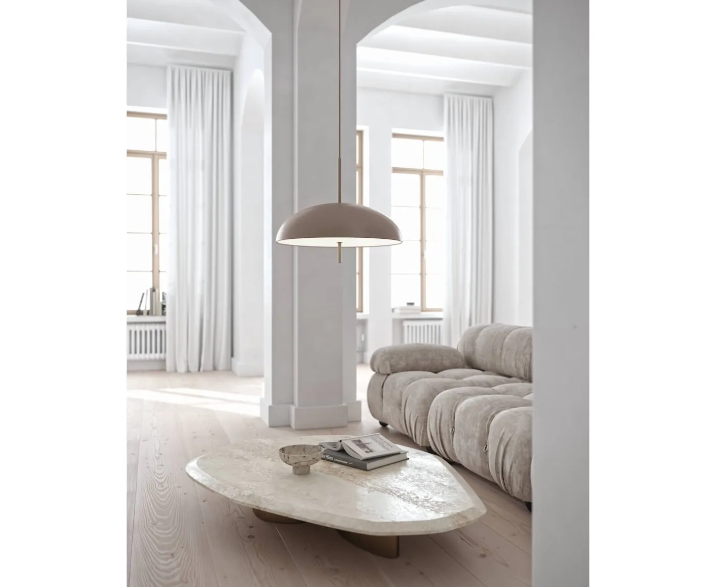 Design For The People Versale Taklampa Brun