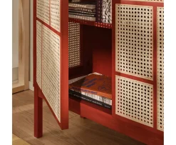 Design House Stockholm Air Sideboard Red 110x120