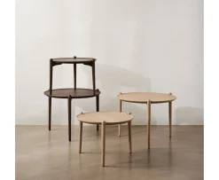 Design House Stockholm Aria Sidobord Dark Oak Low