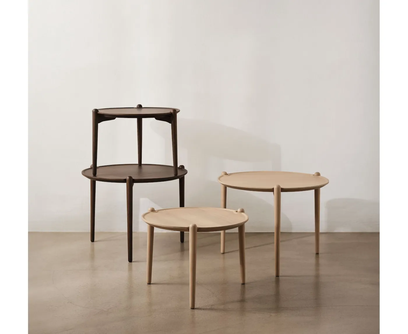 Design House Stockholm Aria Sidobord Dark Oak Low