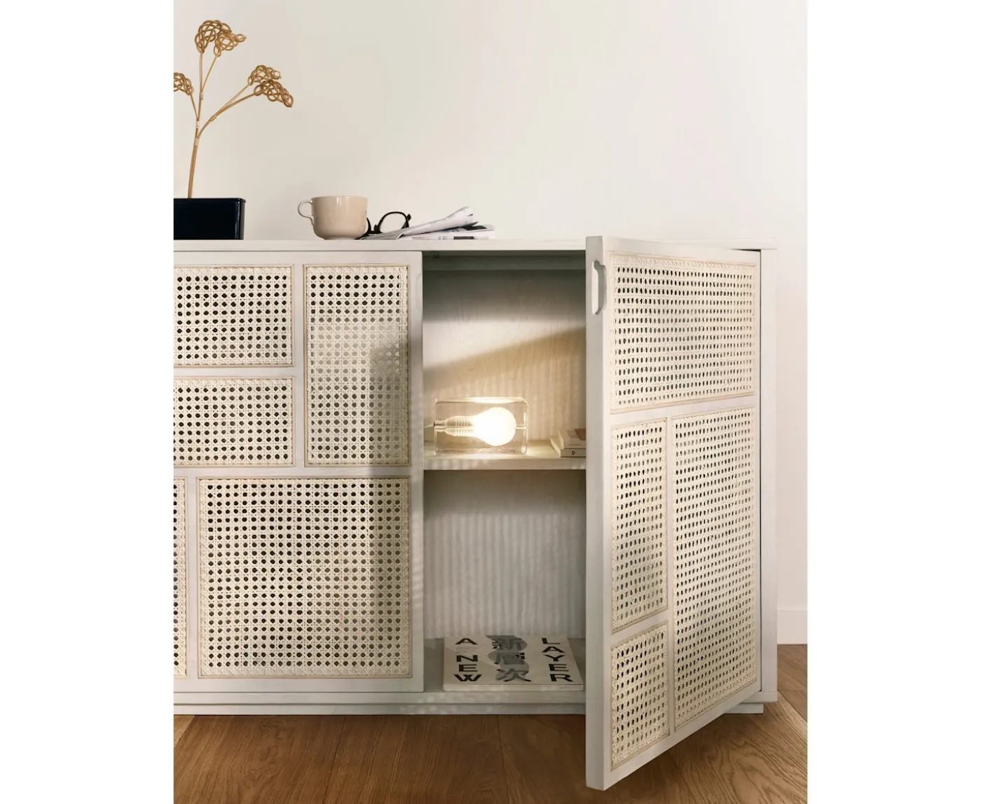 Design House Stockholm Block Bordslampa Clear/White