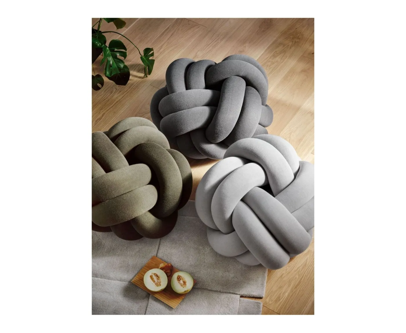 Design House Stockholm Knot Sittpuff XL Grey