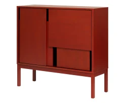 Design House Stockholm Layer Sideboard Red 110x120