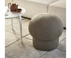 Design House Stockholm Uno Sittpuff Brown Ø50