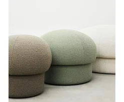 Design House Stockholm Uno Sittpuff Brown Ø65