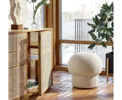 Design House Stockholm Uno Sittpuff Cream Ø50