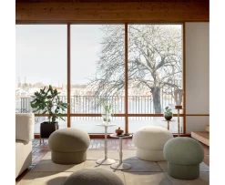 Design House Stockholm Uno Sittpuff Green Ø50