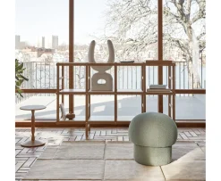 Design House Stockholm Uno Sittpuff Green Ø50