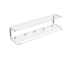 Essem Design Classic Hatthylla Vit/Krom 120cm