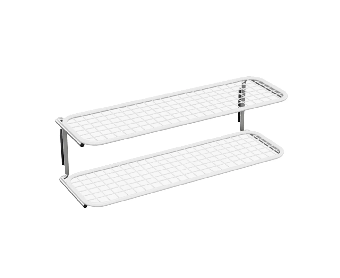 Essem Design Classic Skohylla Dubbel Vit/Krom 80cm